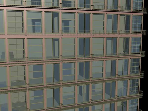 city building 3d model - Building 1 by prince_charming26